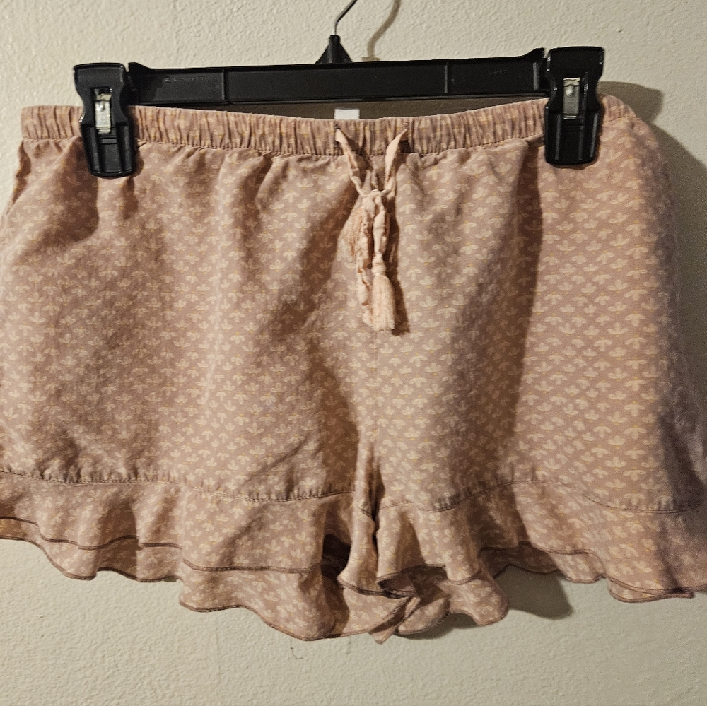 Gilligan & O'Malley Womans Pink Sleep Shorts Size M - Picture 6 of 12